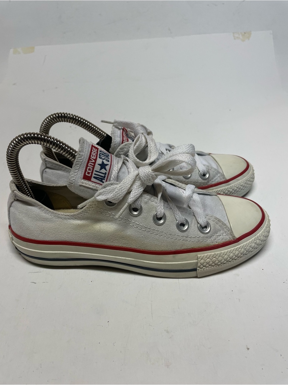 Converse Chuck Taylor All Star Ox Low White Canvas Shoes Women Size US 5 M7652C